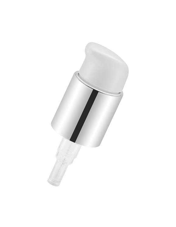White Treatment Pump 20/410 Left-Right Lock Lotion Pump Cream Dispenser Pump