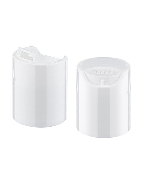Plastic Disc Top Cap for Shampoo Bottle